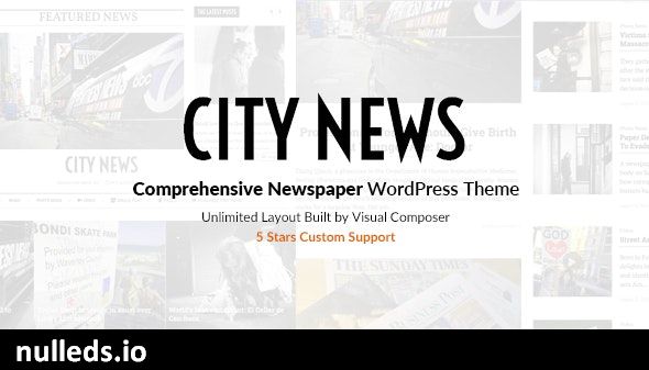 CityNews - Comprehensive Newspaper WordPress Theme