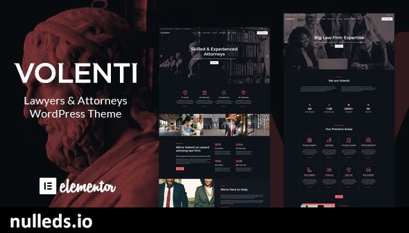 Volenti - Lawyers Elementor WordPress Theme