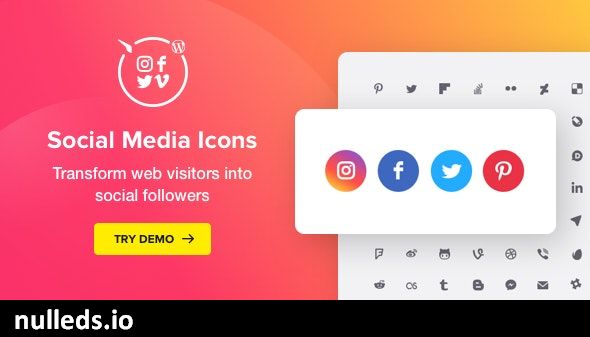 Social Media Icons WordPress – Social Icons Plugin