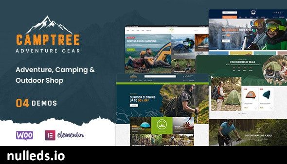 Camptree - Outdoor Camping Equipment WooCommerce Elementor Theme