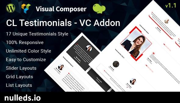 CL Testimonial - Testimonials Add-on for WPBakery Page Builder