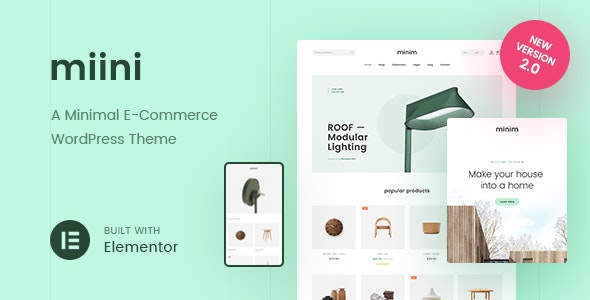 Miini - A Minimal WooCommerce Theme