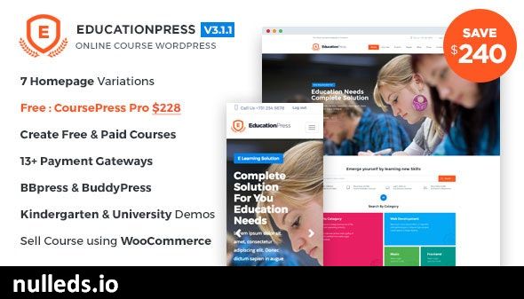 EducationPress - Complete Education WordPress Theme