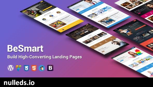 BeSmart High-Converting Landing Page WordPress Theme