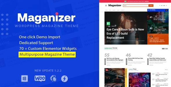 Maganizer - Modern Magazine WordPress Theme