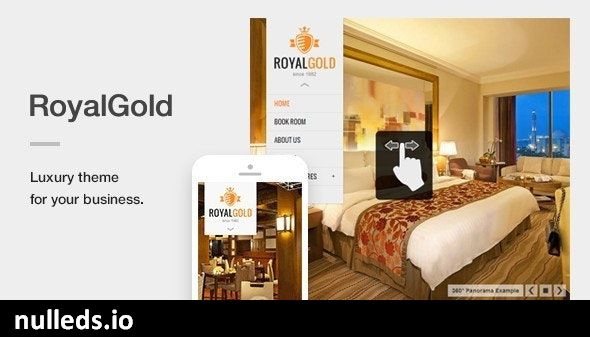 RoyalGold - A Luxury & Responsive Hotel or Resort Theme For WordPress