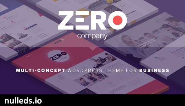 Zero - Corporate Creative WordPress Theme