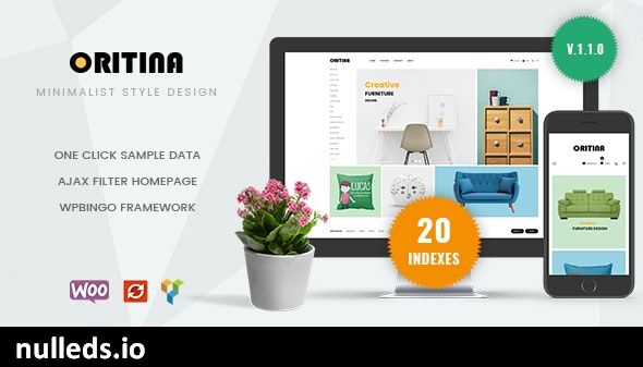 Oritina - Minimal Furniture WooCommerce Theme