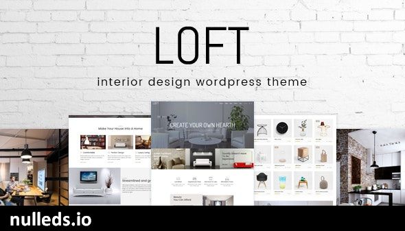 Loft - Interior Design WordPress Theme