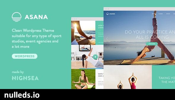 Asana - Sport and Yoga WordPress Theme