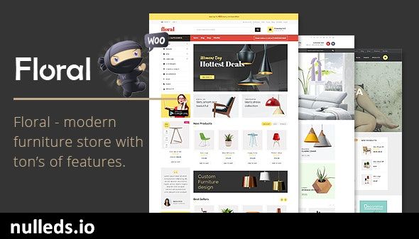 Floral - Furniture Store WooCommerce WordPress Theme