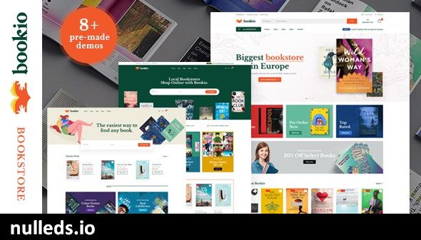 Bookio – Book Store WooCommerce WordPress Theme