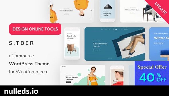 Stber - Furniture & T-Shirt WooCommerce WordPress theme