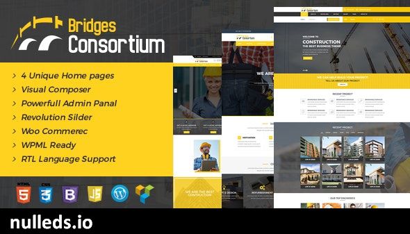 The Bridges Construction WordPress Theme - Building Store