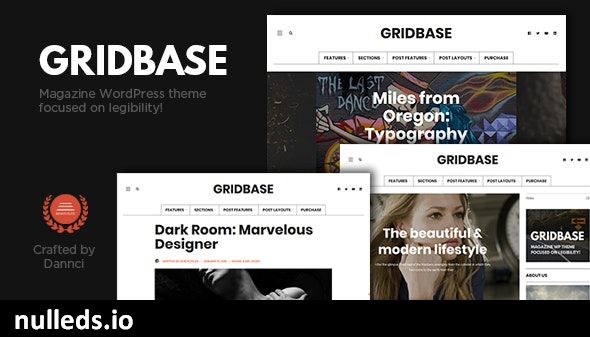 Gridbase - A News and Blog WordPress Theme