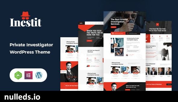 Inestit - Private Investigator WordPress Theme