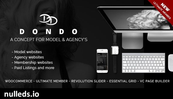 DONDO – Model & Agency Portfolio WP Theme