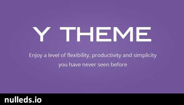 Y THEME - Flexibility And Productivity Framework