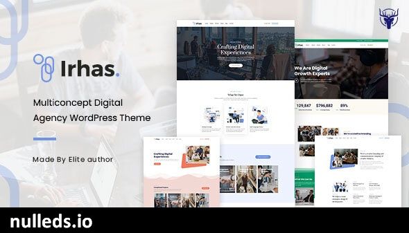 Irhas | Digital Agency WordPress Theme