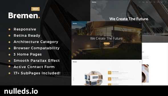 Bremen - Architecture & Interior Design WordPress Theme