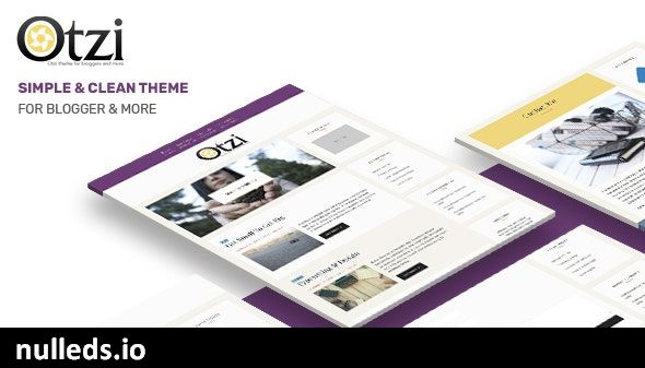 Otzi : Responsive WordPress Theme for Bloggers