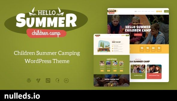 Hello Summer | A Children Holiday Camp WordPress Theme