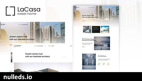 LaCasa – Interior & Exterior Decoration WordPress Theme