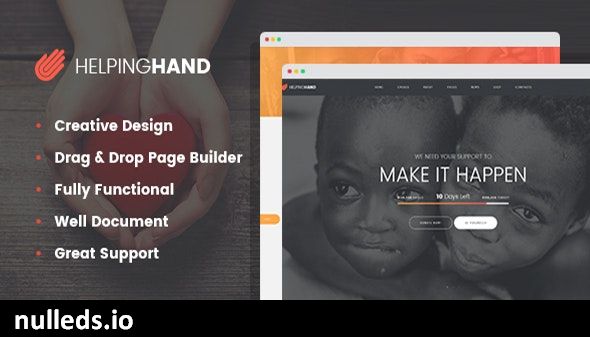 HelpingHand - Charity / Non-Profit WordPress Theme