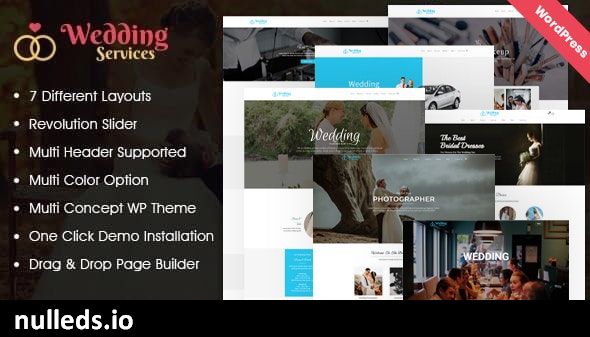 Wedding Services WordPress Theme