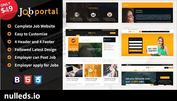 Job Portal Platform  A complete Job portal website