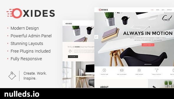 Oxides - Creative Studio Theme for Companies and Entrepreneurs