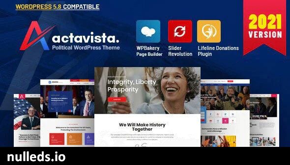 Actavista - A Responsive Political WordPress Theme For Politicians and Organizations