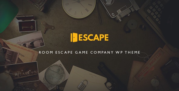 Escape | Room Game Company WP Theme