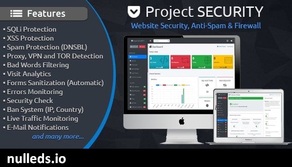 Project SECURITY – Website Security, Anti-Spam & Firewall