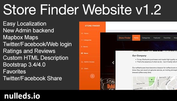 Store Finder Admin + Website v1.2