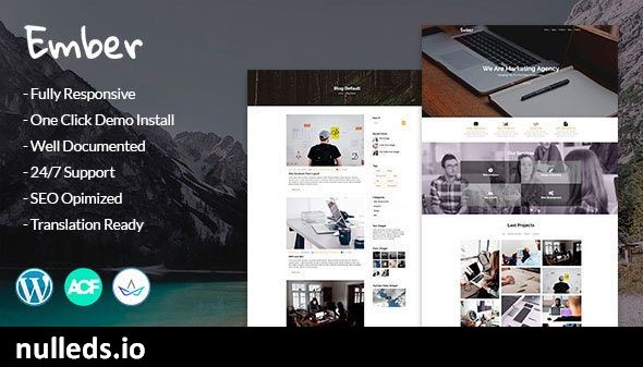 Ember - Digital Marketing Agency WordPress Theme