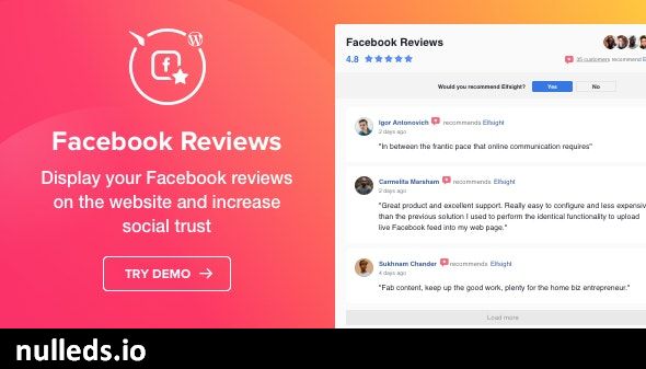 Facebook Reviews - WordPress Facebook Reviews plugin