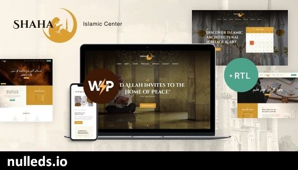 Shaha | Islamic Centre & Mosque WordPress Theme + RTL + Elementor