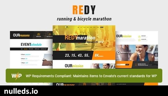 Redy | Marathon & Running Sports WordPress Theme