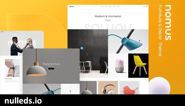 Nomus – Furniture  & Decor WooCommerce WordPress Theme