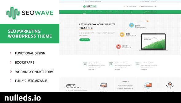 Seo Wave - WordPress Theme for SEO