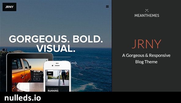 JRNY: A Gorgeous & Responsive WordPress Blog Theme