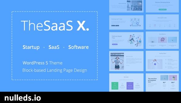 TheSaaS X - Responsive SaaS, Startup & Business WordPress Theme