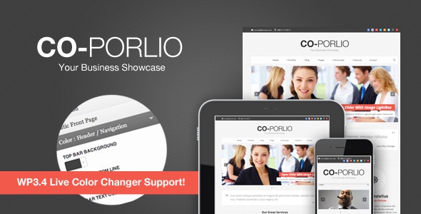 Co-Porlio: Feature Rich WordPress Theme