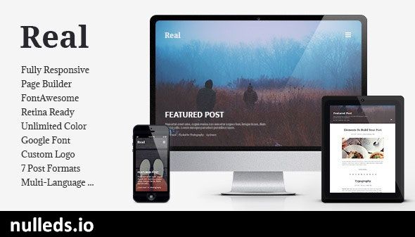 Paid membership Blog - REAL WordPress Theme