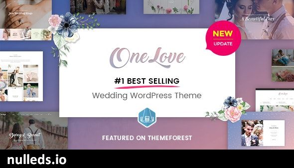 OneLove - The Elegant & Clean Multipurpose Wedding WordPress Theme