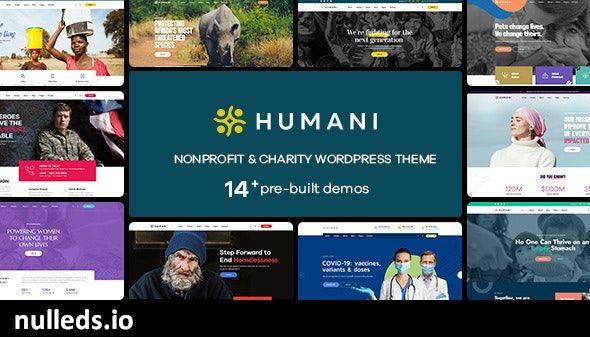 Humani - Nonprofit & Charity WordPress Theme