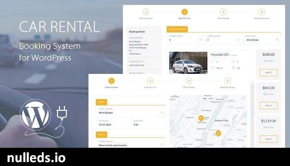 Car Rental Booking System for WordPress