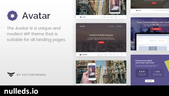 Avatar - One & Multi Page Parallax WordPress Theme