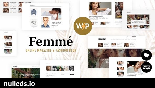 v1.4.0 Femme - An Online Magazine & Fashion Blog WordPress Theme + RTL